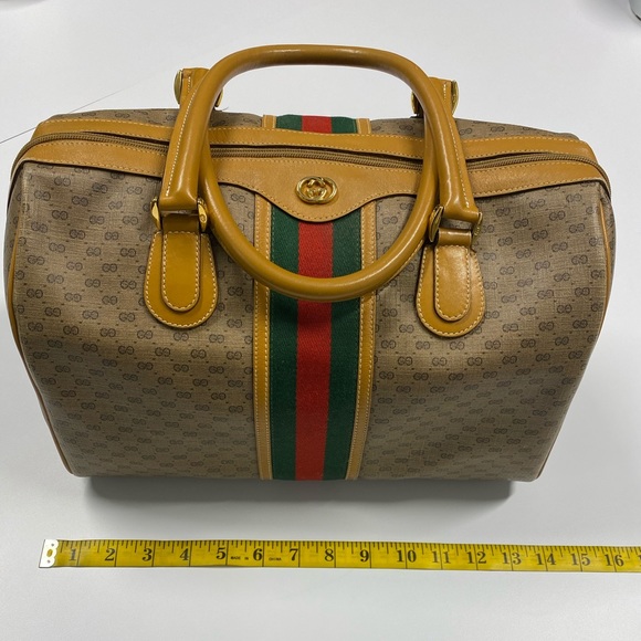 Gucci Handbags - Gucci Boston Web Sherry Line Handbag